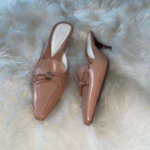 Cole Haan leather shoes. Natural nude pink. Size 7.